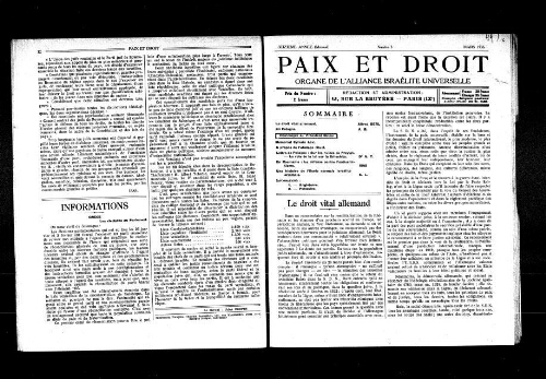 Paix et Droit.  (01/03/1936)